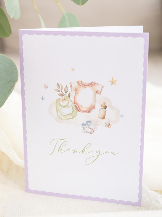 Baby Show Thank You Card